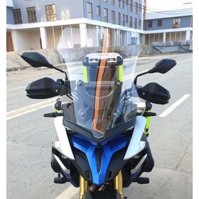 Motocam Voge DS 625X Ön Cam 2023-2026 Model 65 cm Şeffaf Renkli 4 mm Sportif Model Motosiklet Rüzgarlık