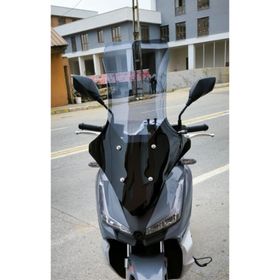 Motocam Volta Revolt RSX7 Ön Cam 2022-2026 Model 78 cm Füme Renkli 4 mm Motosiklet Rüzgarlık