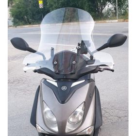 Motocam Yamaha Xenter 150 2013-2016 Model 50 cm Şeffaf Renkli 4 mm Elcikli Ön Cam Siperlik