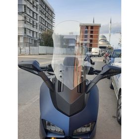 Motocam Yuki Huracan 250 Ön Cam 2022-2026 Model 70 cm Şeffaf Renkli 4 mm Motosiklet Rüzgarlık