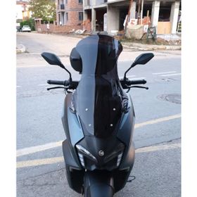 Motocam Yuki Vampire 125 Ön Cam 2023-2026 Model 72 cm Siyah Renkli 4 mm Motosiklet Rüzgarlık