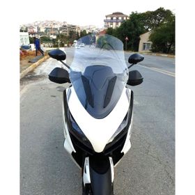 Motocam Zontes ZT 250 T-E Ön Cam 2023-2026 Model 73 cm Şeffaf Renkli 4 mm Motosiklet Rüzgarlık