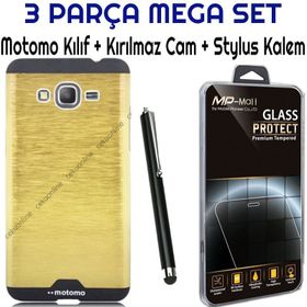 Motomo Galaxy E5 Gold Kılıf