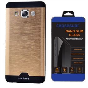 Motomo Galaxy E5 Gold Kılıf