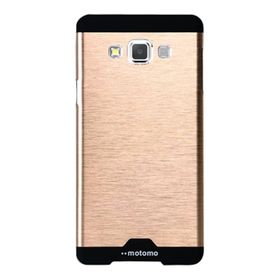 Motomo Samsung Galaxy A3 Metal Gold Arka Kapak