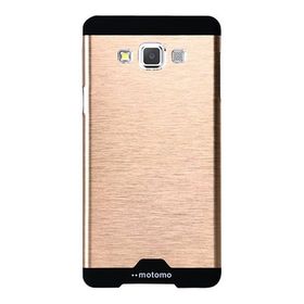Motomo Samsung Galaxy A3 Metal Gold Arka Kapak
