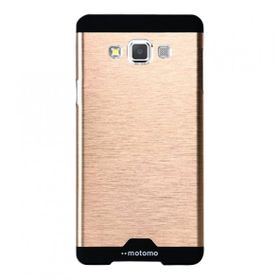 Motomo Samsung Galaxy A3 Metal Gold Arka Kapak