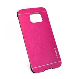 Motomo Samsung S6 G920 Metal Pembe Arka Kapak