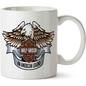 Motor Harley Davidson An American Legend Baskılı Kupa