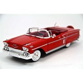 Motor Max 1958 Chevy Impala 1:24 Kırmızı Motor