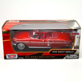 Motor Max 1958 Chevy Impala 1:24 Kırmızı Motor