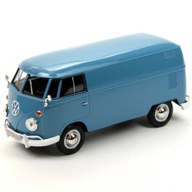 Motor Max Volkswagen Type 2 Delivery Van Metal Mavi 1:24 Model Araç