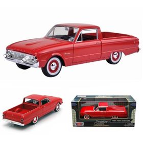 Motormax 1960 Ford Ranchero -Kırmızı 1:24 Model Araba