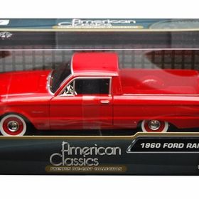 Motormax 1960 Ford Ranchero -Kırmızı 1:24 Model Araba
