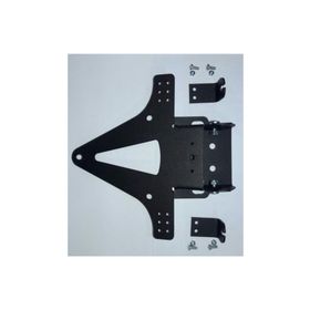 Motospartan Motosiklet Siyah Katlanır Plakalık