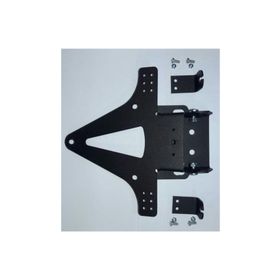 Motospartan Motosiklet Siyah Katlanır Plakalık