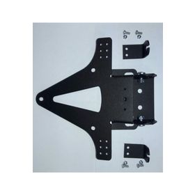 Motospartan Motosiklet Siyah Katlanır Plakalık