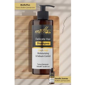 Motto Plus Professional 400 ml Tüm Saçlar İçin Yağ Dengeleyici Tuzsuz Şampuan