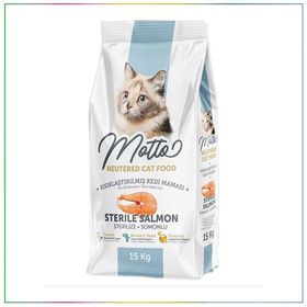 Motto Yetişkin Somonlu 15 kg Kısır Kedi Maması