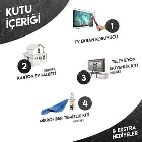 Mottoglass Beko B49A955A 3 mm Uyumlu TV Ekran Koruyucu