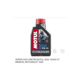 Motul 3000 10W40 4T 1 lt Motorsiklet Motor Yağı