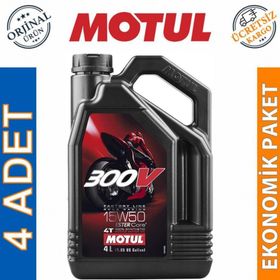 Motul 300V 15W-50 4T FL 4 lt 4'lü Motosiklet Yağı