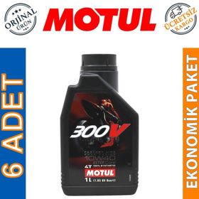 Motul 300V 4T 10W40 FL 1 lt 6'lı Motor Yağı