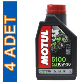 Motul 5100 10W30 4T 1 L 4'lü Motor Yağı