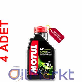 Motul 5100 10W50 4T 1 L 4'lü Motor Yağı