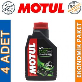 Motul 5100 10W50 4T 1 L 4'lü Motor Yağı