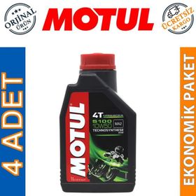Motul 5100 10W50 4T 1 L 4'lü Motor Yağı