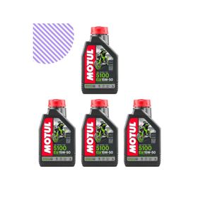 Motul 5100 15W50 4 lt Motorsiklet Motor Yağı