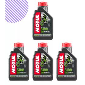Motul 5100 15W50 4 lt Motorsiklet Motor Yağı