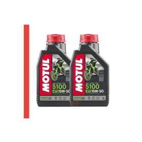 Motul 5100 4T 15W-50 1 lt 2'li Motosiklet Yağı