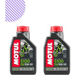 Motul 5100 4T 15W-50 1 lt 2'li Motosiklet Yağı
