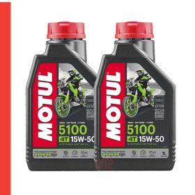 Motul 5100 4T 15W-50 1 lt 2'li Motosiklet Yağı