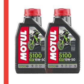 Motul 5100 4T 15W-50 1 lt 2'li Motosiklet Yağı