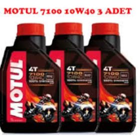 Motul 7100 10W40 4T 1 lt 3 Adet Motorsiklet Motor Yağı