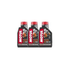 Motul 7100 10W40 4T 1 lt 3 Adet Motorsiklet Motor Yağı