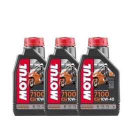 Motul 7100 10W40 4T 1 lt 3 Adet Motorsiklet Motor Yağı