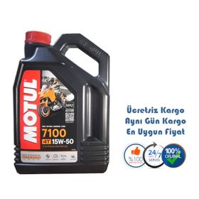 Motul 7100 15W50 Motosiklet Yağı 4 Litre