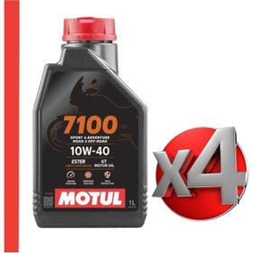 Motul 7100 4T 10W-40 1 lt Tam Sentetik Motosiklet Yağı