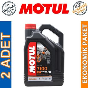 Motul 7100 4t 20w-50 4 Lt 4 Zamanlı 2'li Motosiklet Motor Yağı