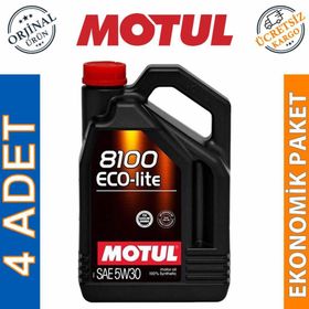 Motul 8100 ECO-LİTE 5W30 4 lt Motor Yağı