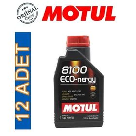 Motul 8100 Eco Nergy 5W-30 12x1 lt Motor Yağı