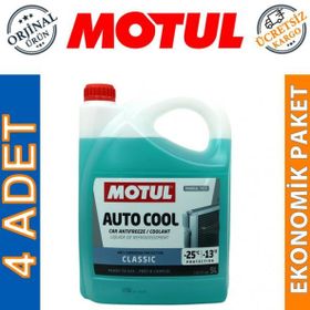 Motul Auto Cool Classic -25 Derece 5 lt 4'lü Antifiriz