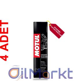Motul C1 4x400 ml Zincir Temizleme Spreyi