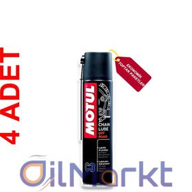 Motul C4 Chain Lube FL 400 ml 4'lü Motosiklet Yağı