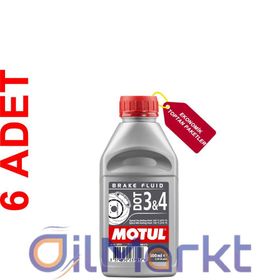 Motul Dot 3-4 500 ml 6'lı Sentetik Fren Hidroliği Yağı