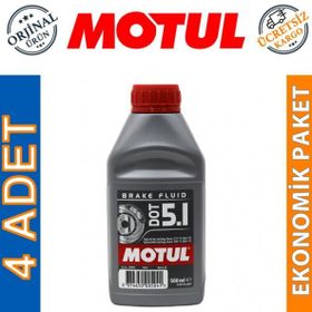 Motul Dot 5.1 500 ml 4'lü Sentetik Fren Hidroliği Yağı
